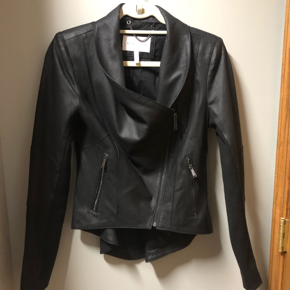Black Moto jacket by BCBG, size small